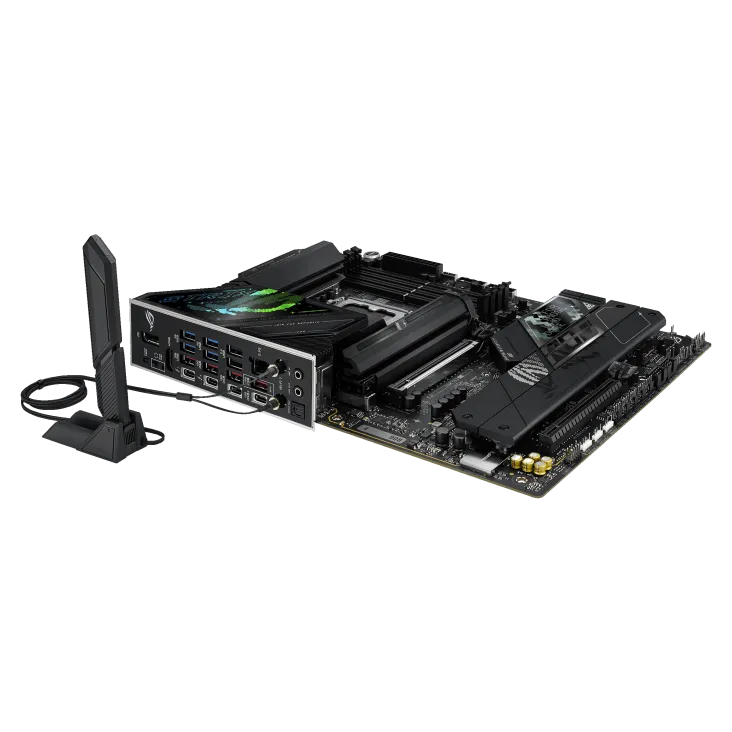 نمای بالا از مادربرد ROG STRIX Z890-F